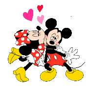 【英文版】Mickey Mouse&Minnie Mouse 愛的動態貼圖